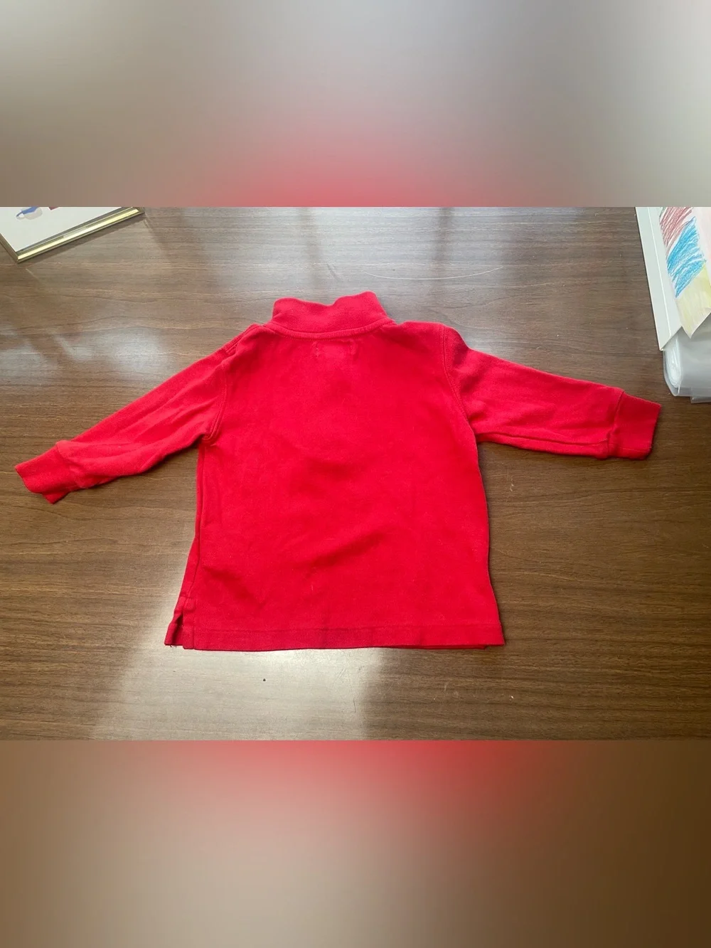 Ralph Lauren Red Half-Zip Pullover